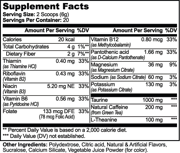 Energy Powder (Yuzu Flavor)  BOOST YOUR ENERGY