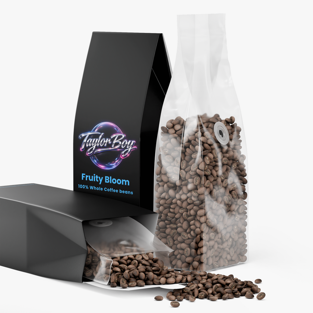 Fruity Bloom Coffee (Light Roast) — Bright Citrus & Dried Fruit Burst Blend