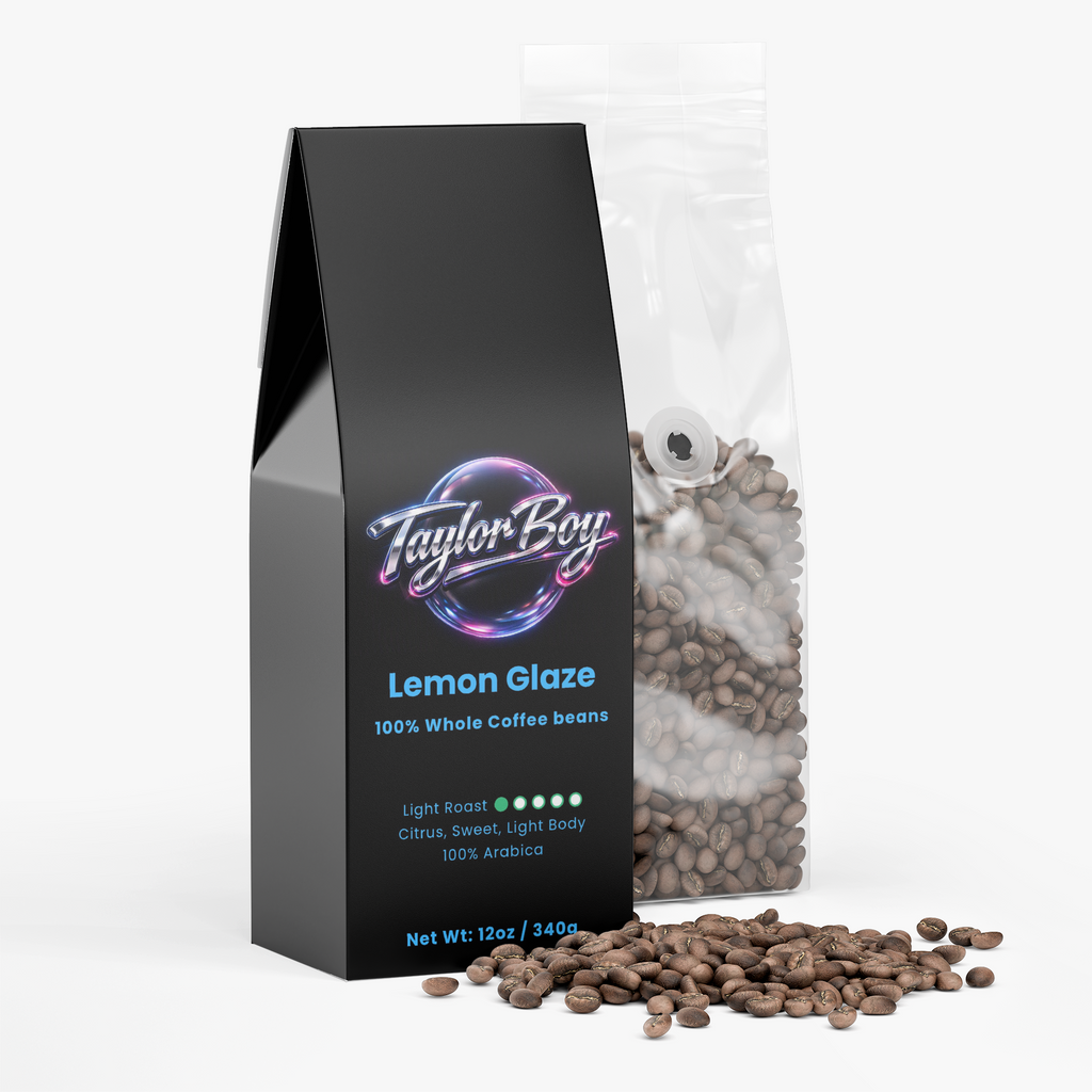 🍋☕Taylor Boy™ Lemon Glaze Coffee (Light Roast) — Bright Citrus, Soft Caramel, Clean Tea‑Like Finish