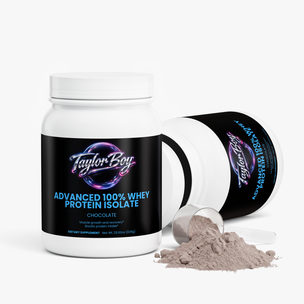 💪🍫Taylor Boy™ Advanced 100% Whey Protein Isolate — Rich Chocolate • 22g Pure Protein • Fast Recovery Fuel