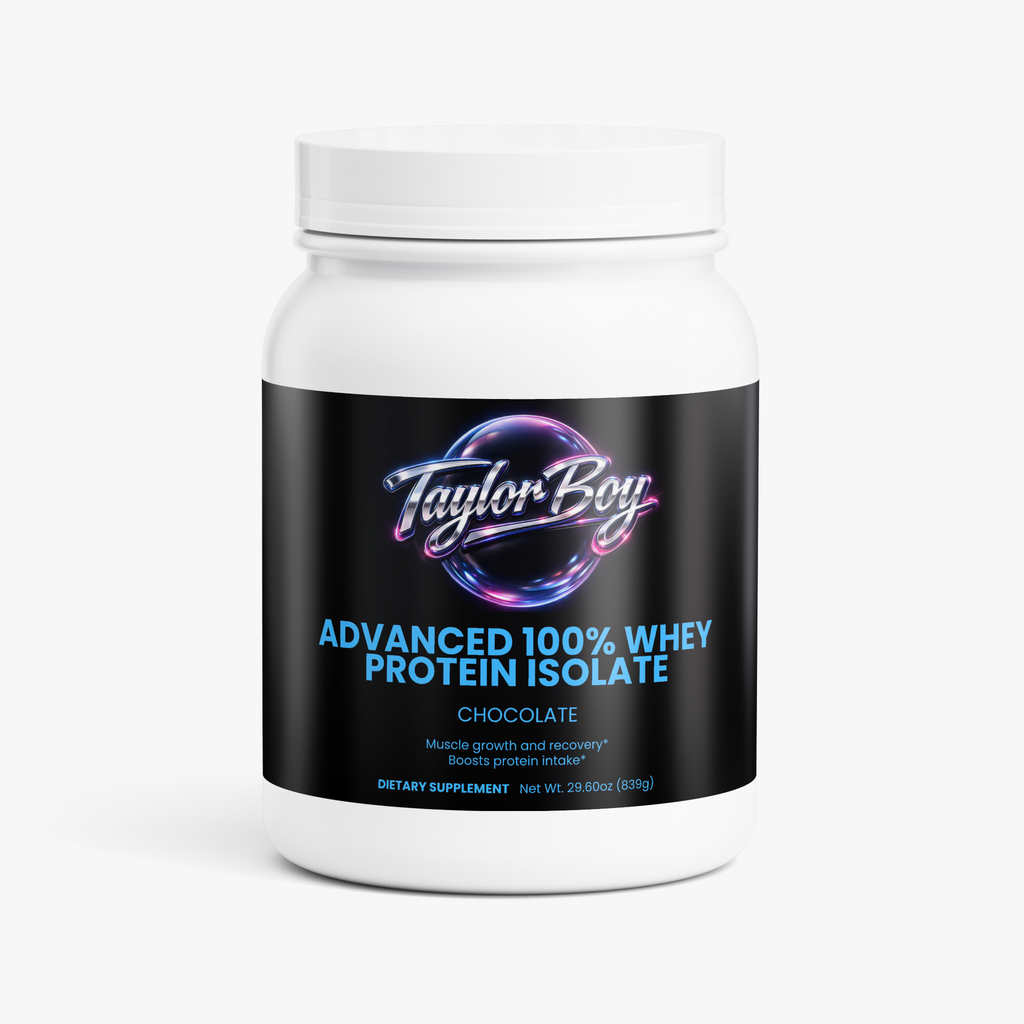 💪🍫Taylor Boy™ Advanced 100% Whey Protein Isolate — Rich Chocolate • 22g Pure Protein • Fast Recovery Fuel