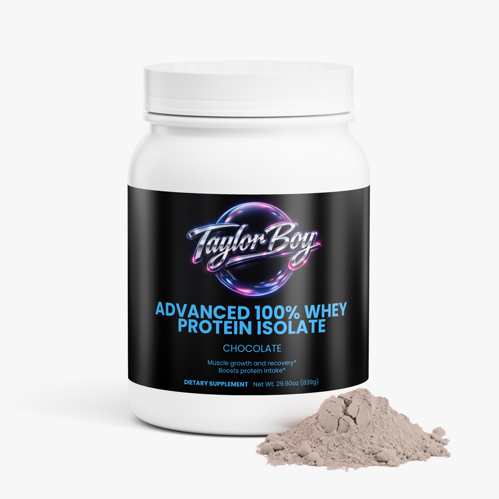 💪🍫Taylor Boy™ Advanced 100% Whey Protein Isolate — Rich Chocolate • 22g Pure Protein • Fast Recovery Fuel