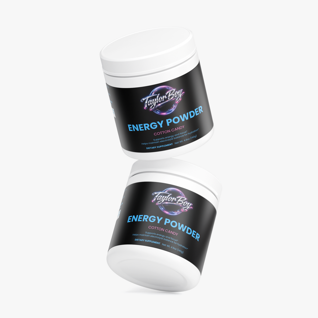 Energy Powder (Cotton Candy) - Taylor Boy's Favorite Flavor - ENERGY BOOSTER