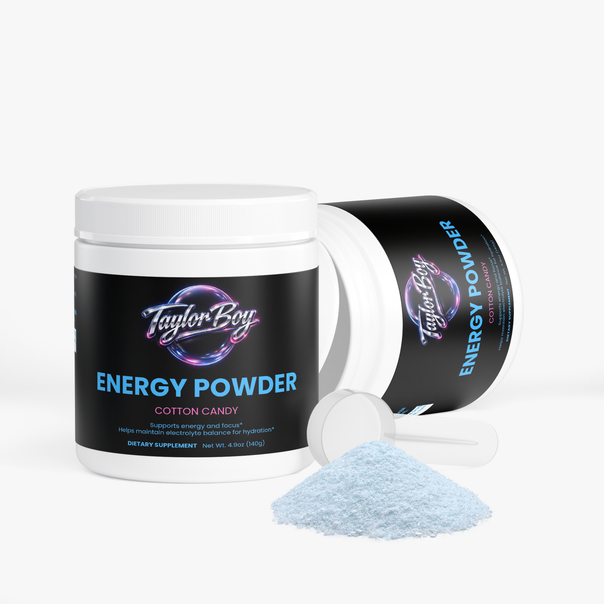 Energy Powder (Cotton Candy) - Taylor Boy's Favorite Flavor - ENERGY BOOSTER