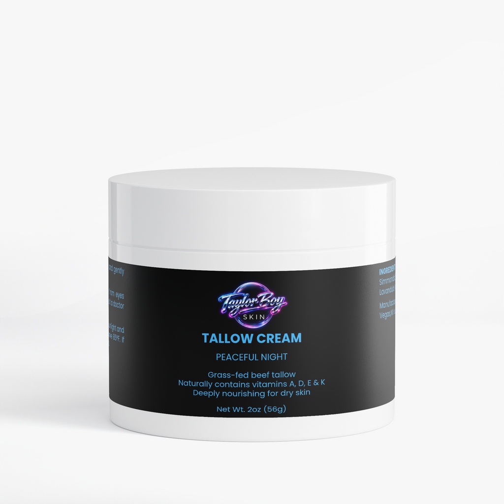 Tallow Cream Peaceful Night - Relaxing & Calming while hydrating & restoring your skin