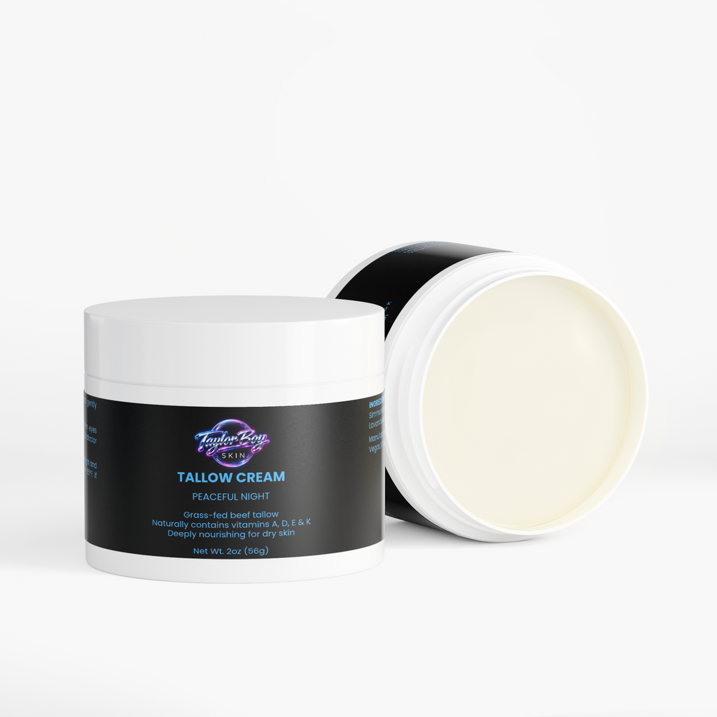 Tallow Cream Peaceful Night - Relaxing & Calming while hydrating & restoring your skin