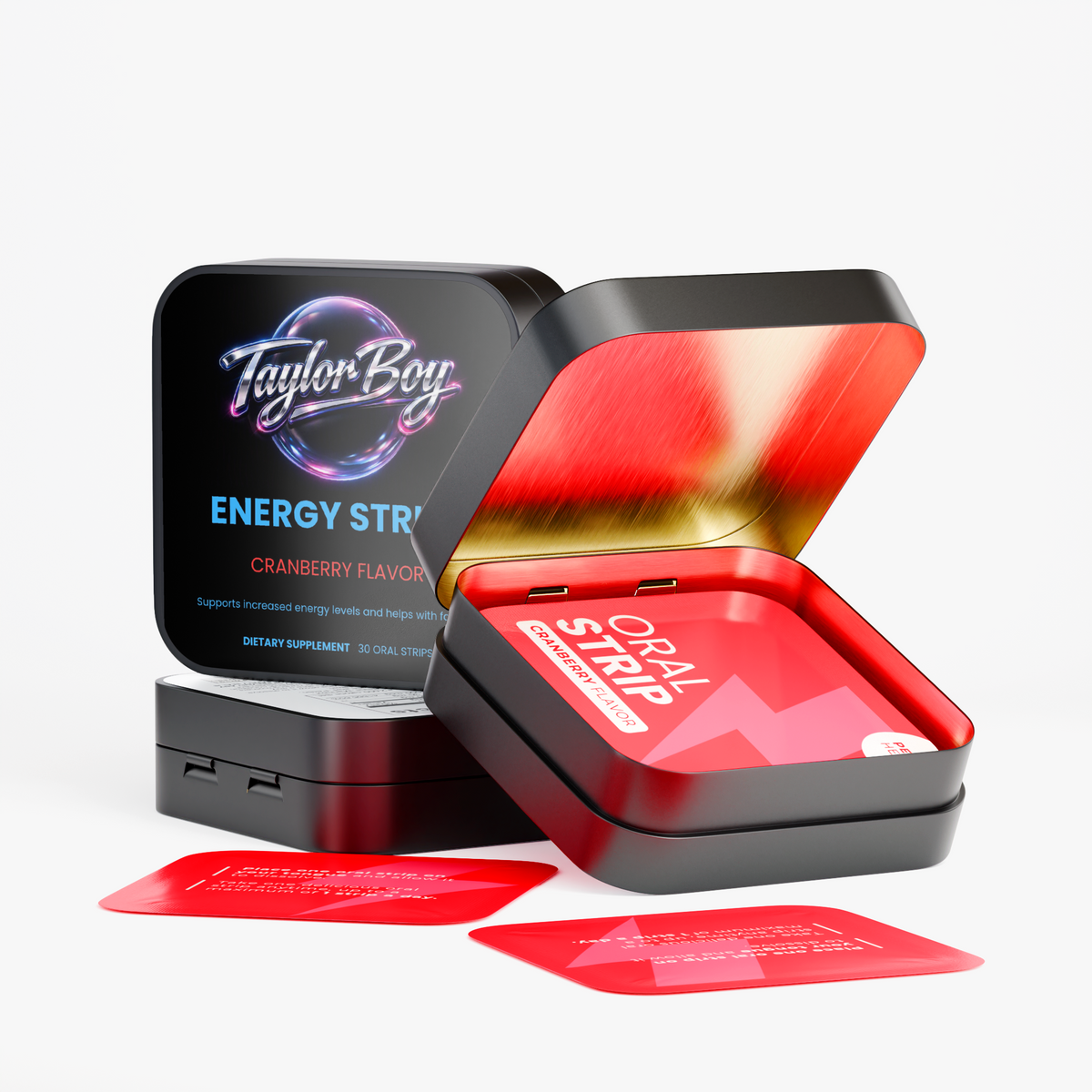 Taylor Boy Energy Strips- Oral Strips - Boost Your Energy -Taylor Boy's Fave
