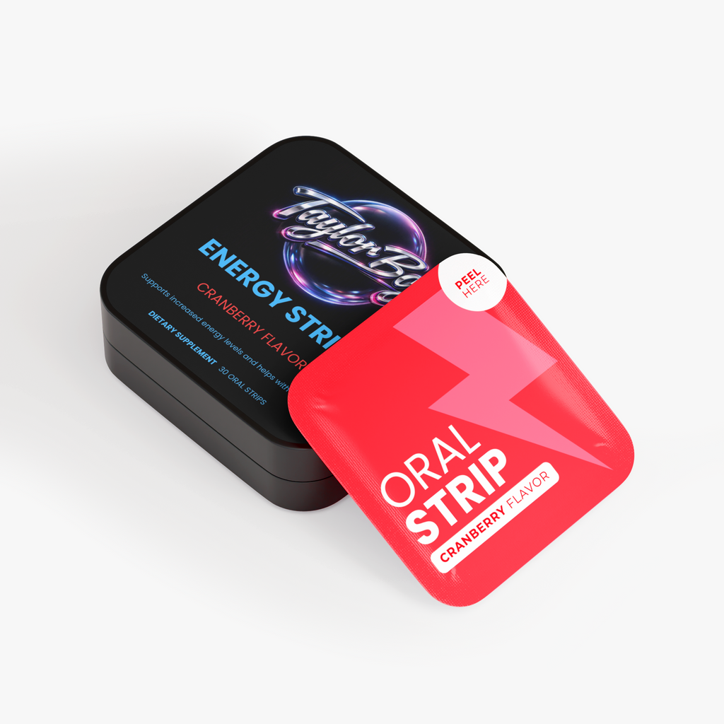Taylor Boy Energy Strips- Oral Strips - Boost Your Energy -Taylor Boy's Fave
