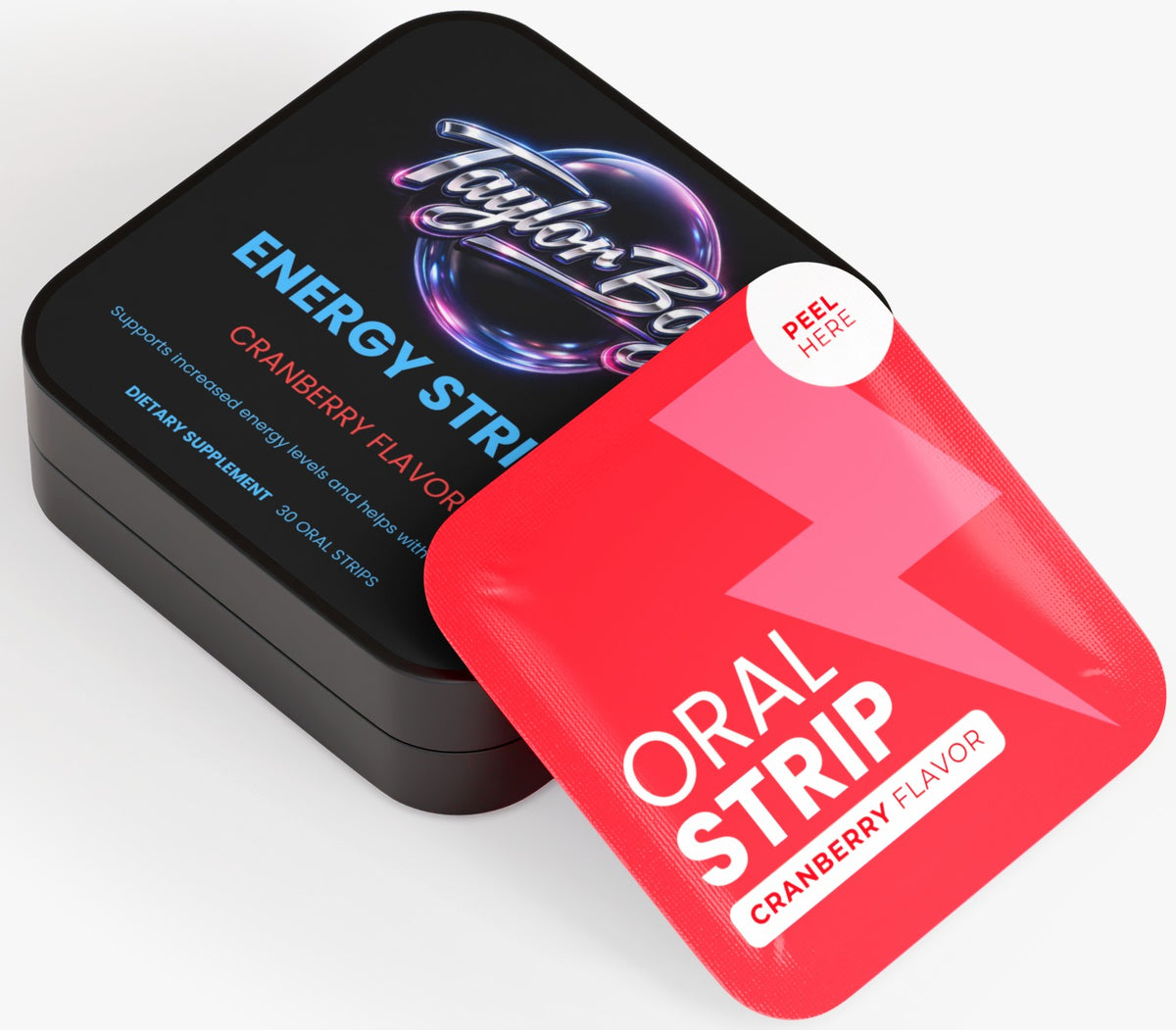 Taylor Boy Energy Strips- Oral Strips - Boost Your Energy -Taylor Boy's Fave