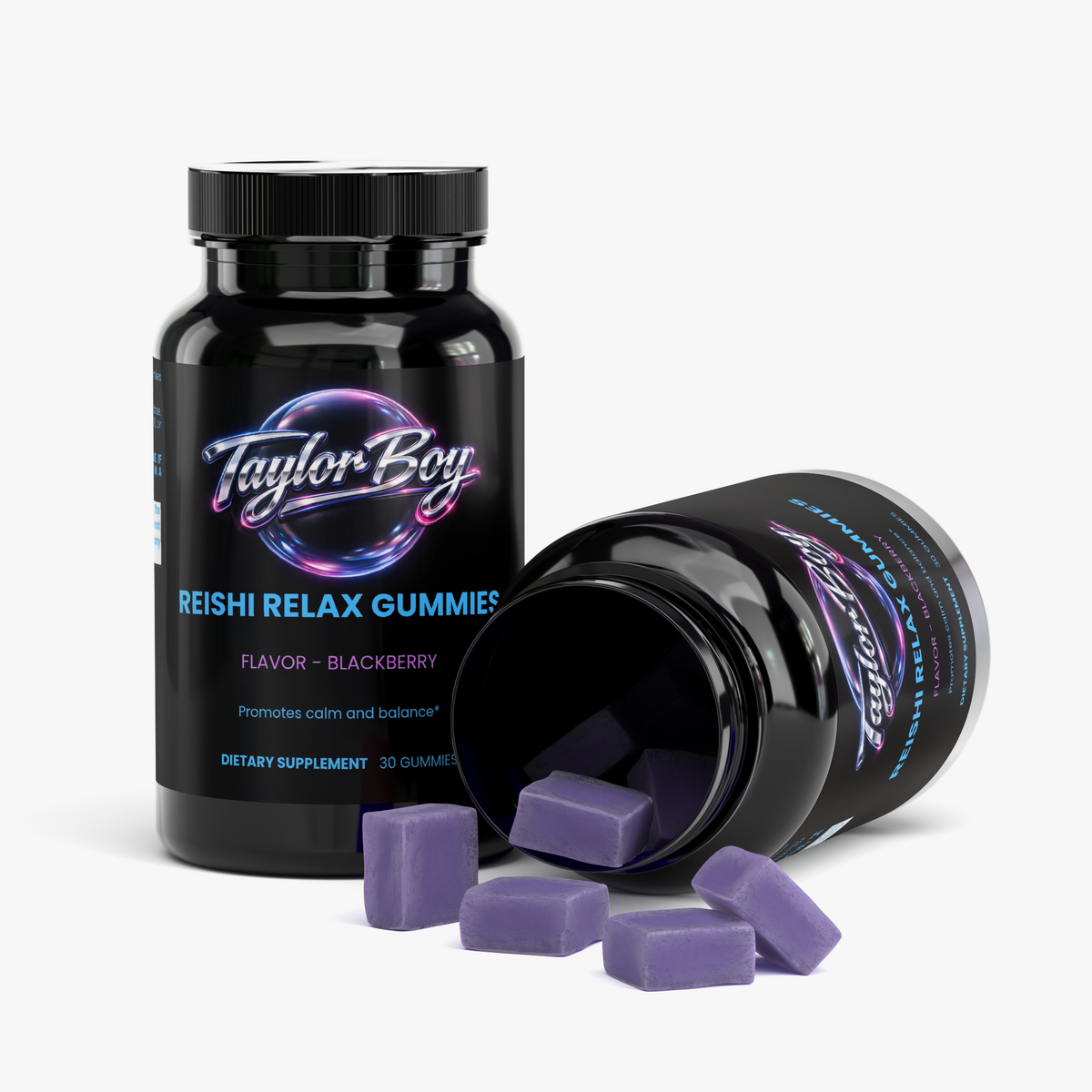 Reishi Relax Gummies - Relaxing & Calming Gummies - All Organic