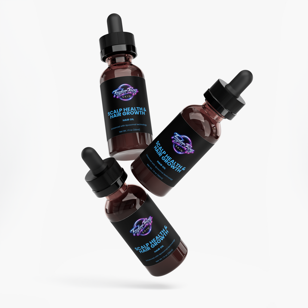 🌿Taylor Boy Skin™ Hair Growth & Scalp Renewal Oil helps nourish your scalp and elevate your hair care routine with every application. ✨🔥