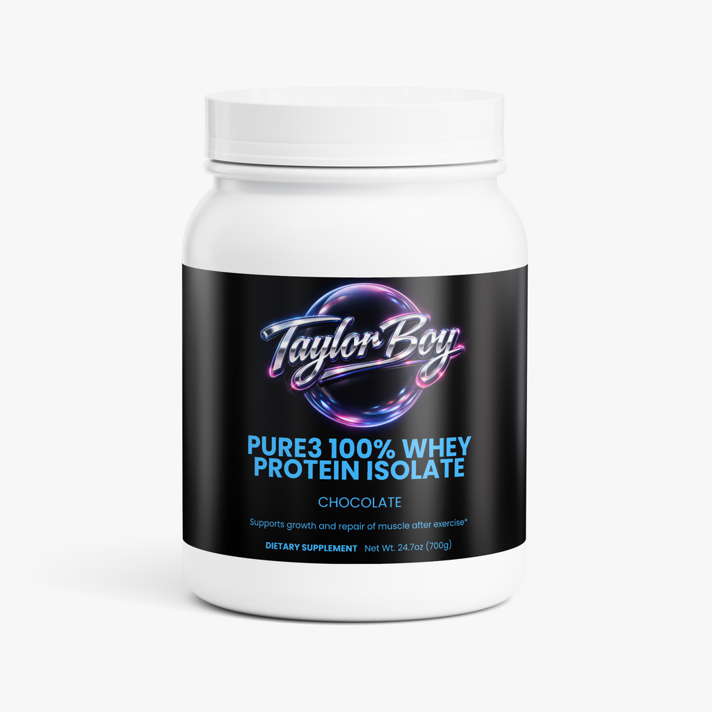 Pure3 100% Whey Protein Isolate (Chocolate) - Great after a work out for Muscle Repair