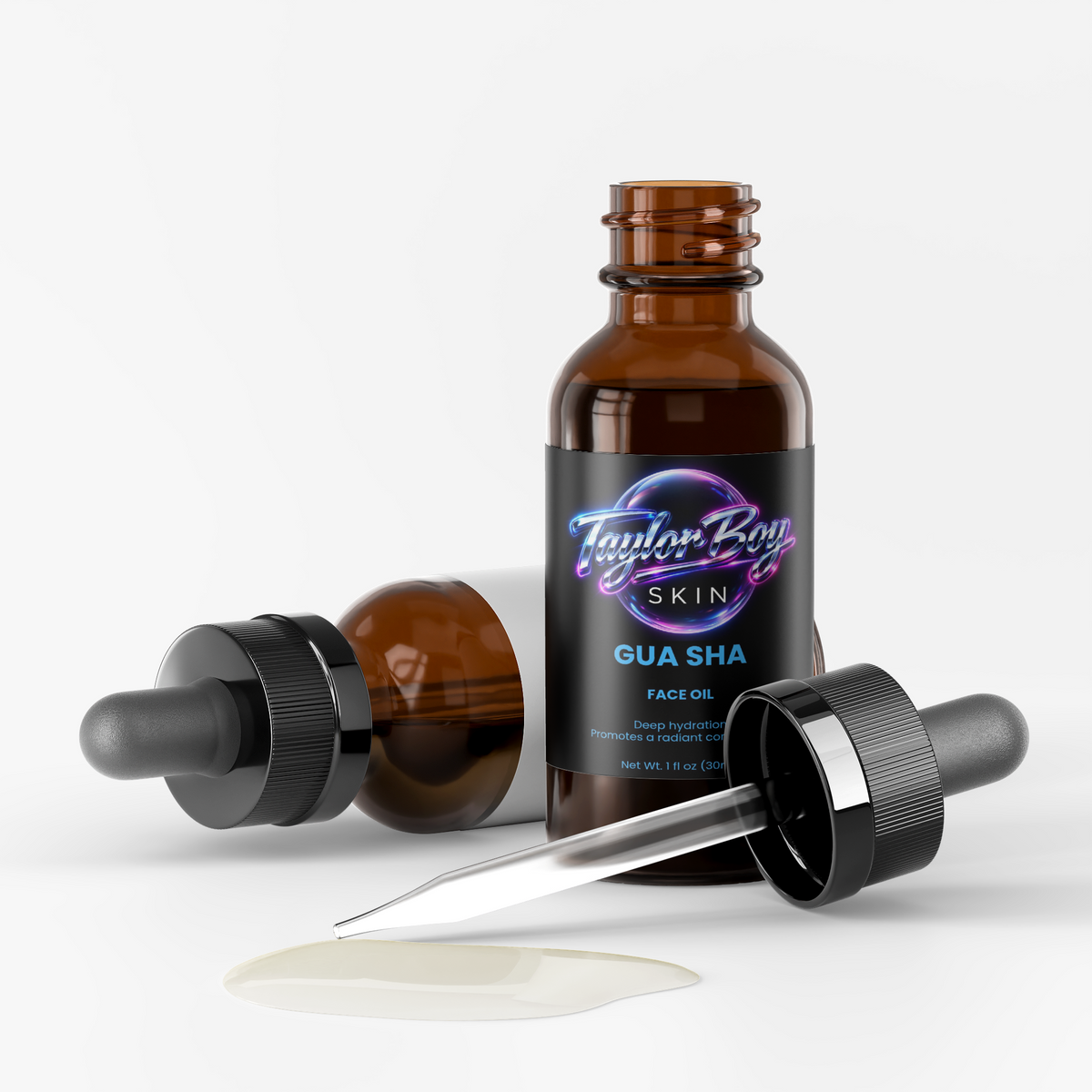 Gua Sha Face Oil - For Radiant Glow, Hydration