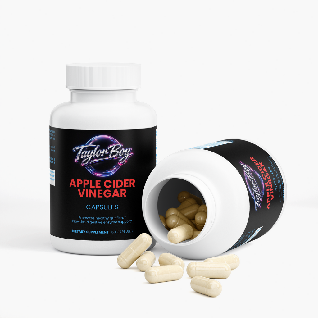 Apple Cider Vinegar Capsules - No harsh taste - just a simple capsule to support weight loss and digestive health
