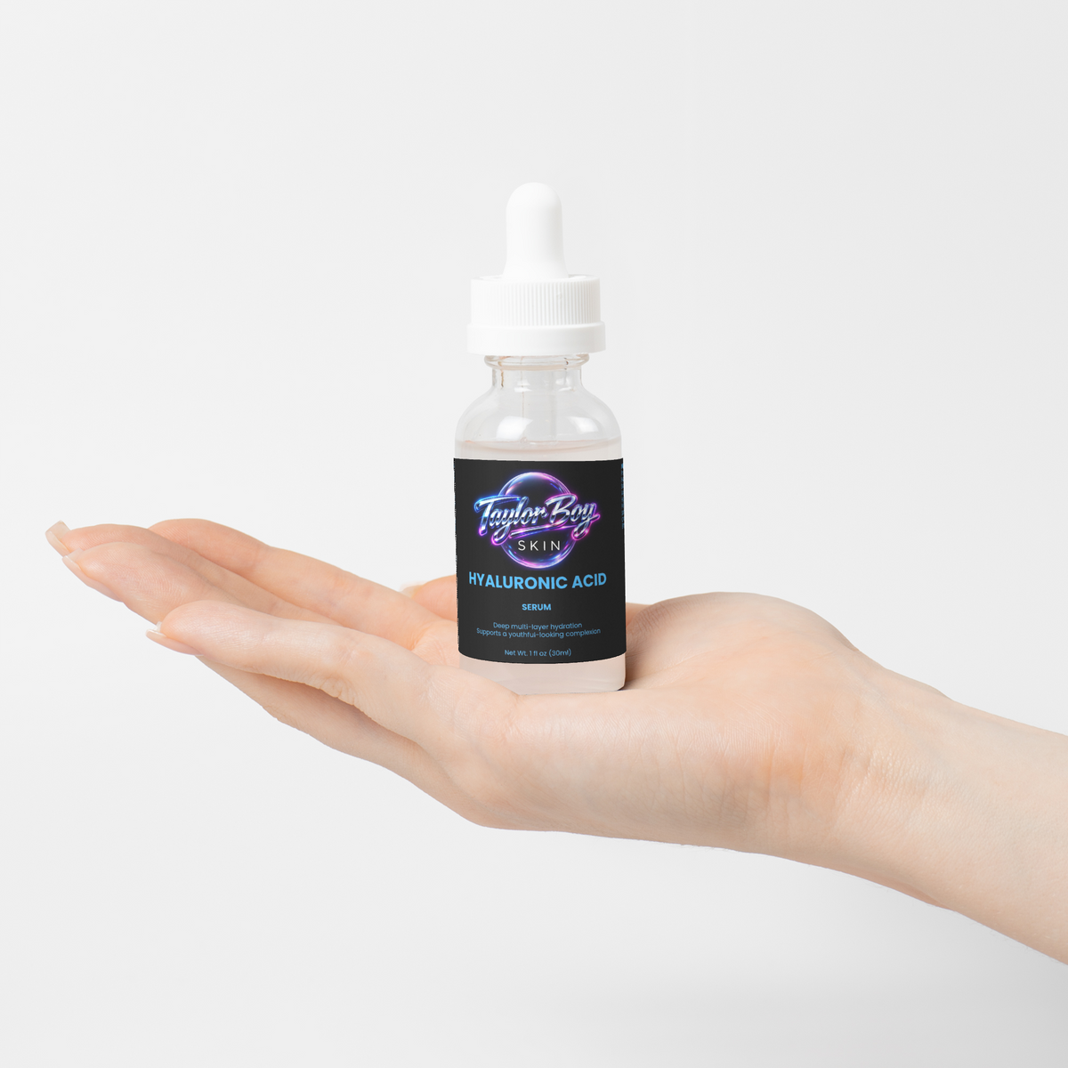 Hyaluronic Acid Serum - designed to target and transform your skin, enhancing moisture retention and elasticity like never before.