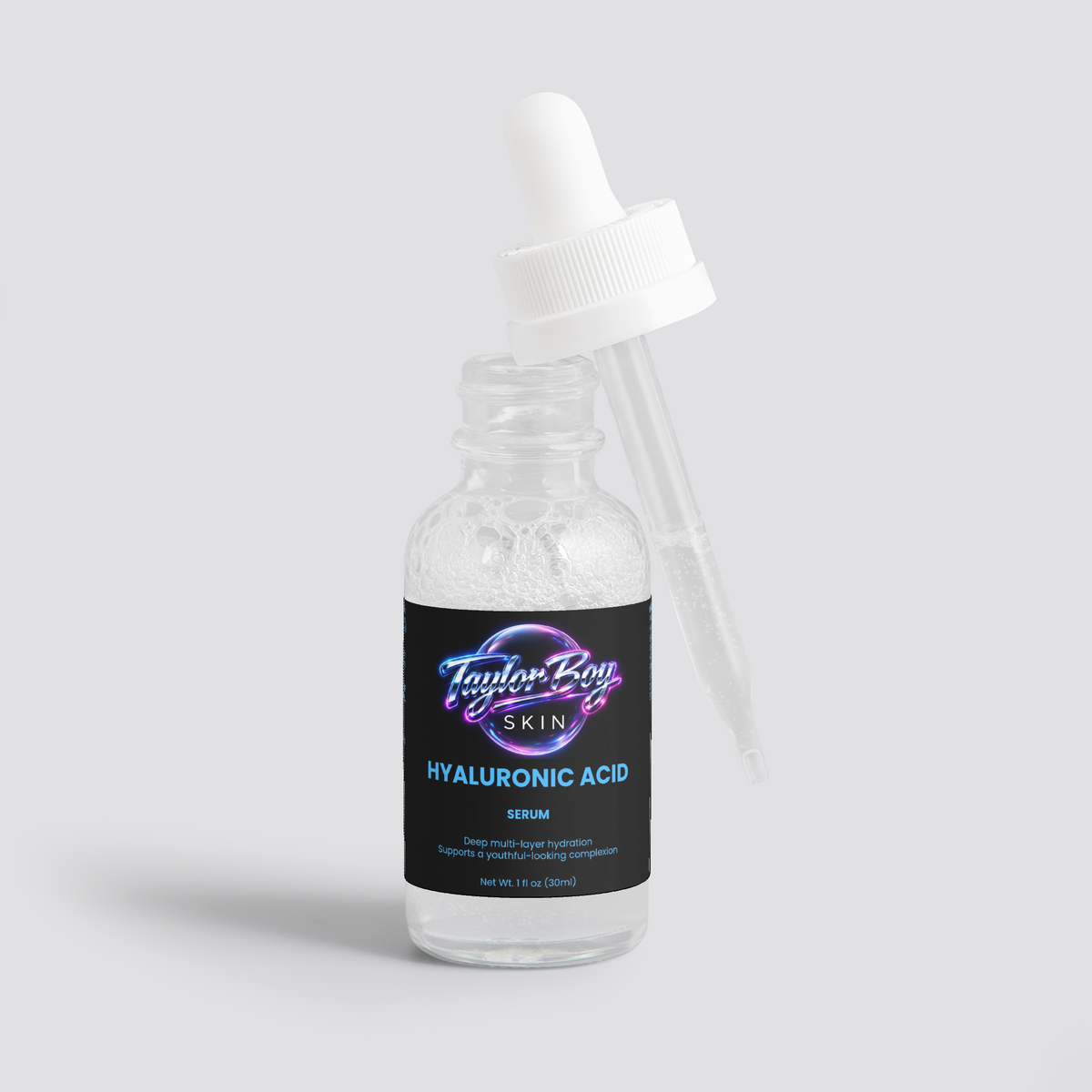 Hyaluronic Acid Serum - designed to target and transform your skin, enhancing moisture retention and elasticity like never before.