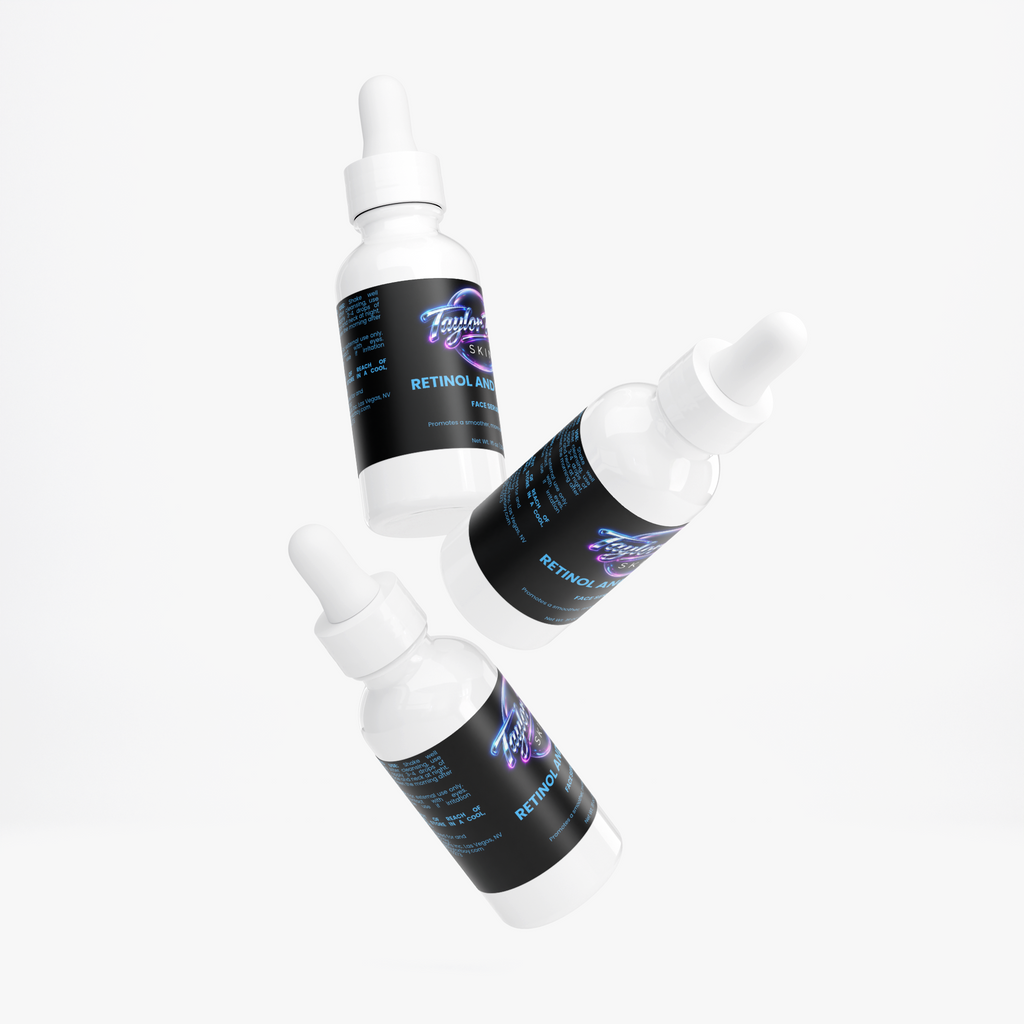 Taylor Boy™ Retinol + Peptide Overnight Renewal Serum — Smooth, Firm, Glow