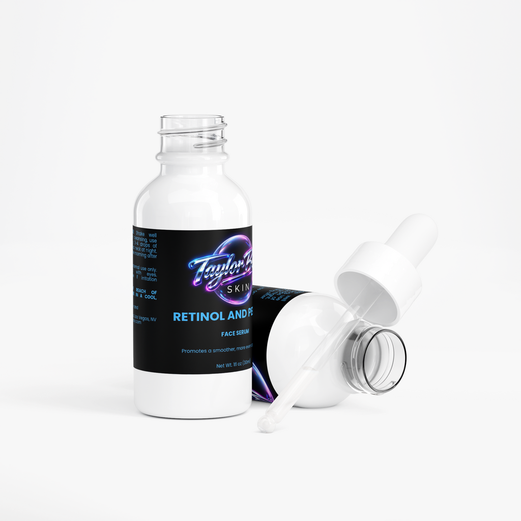 Taylor Boy™ Retinol + Peptide Overnight Renewal Serum — Smooth, Firm, Glow