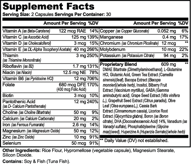 Brain & Focus Formula - Brain & Cognitive Health