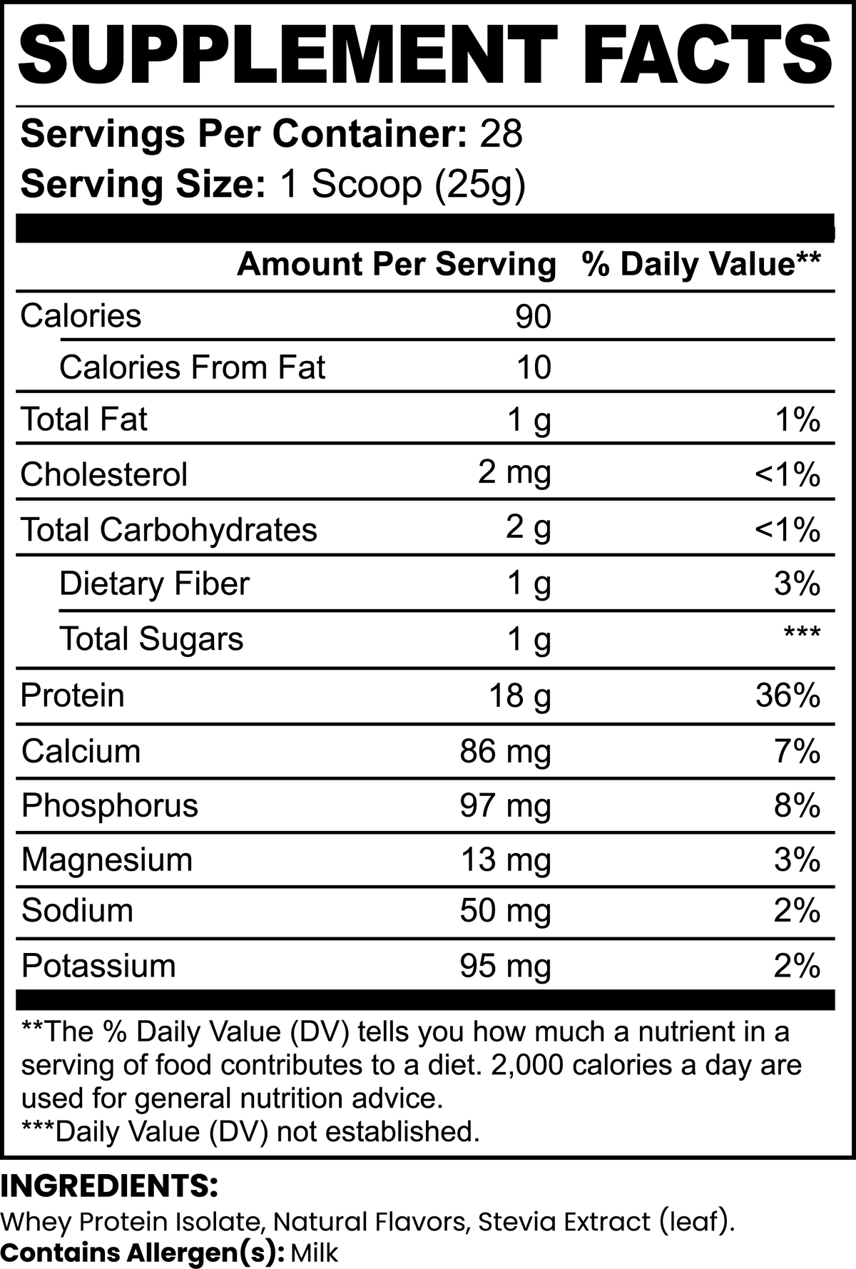 Pure3 100% Whey Protein Isolate (Chocolate) - Great after a work out for Muscle Repair