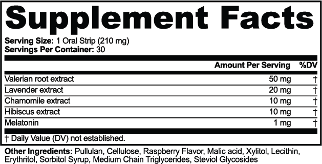 Sleep Strips - effectively improves both the quality and quantity of sleep