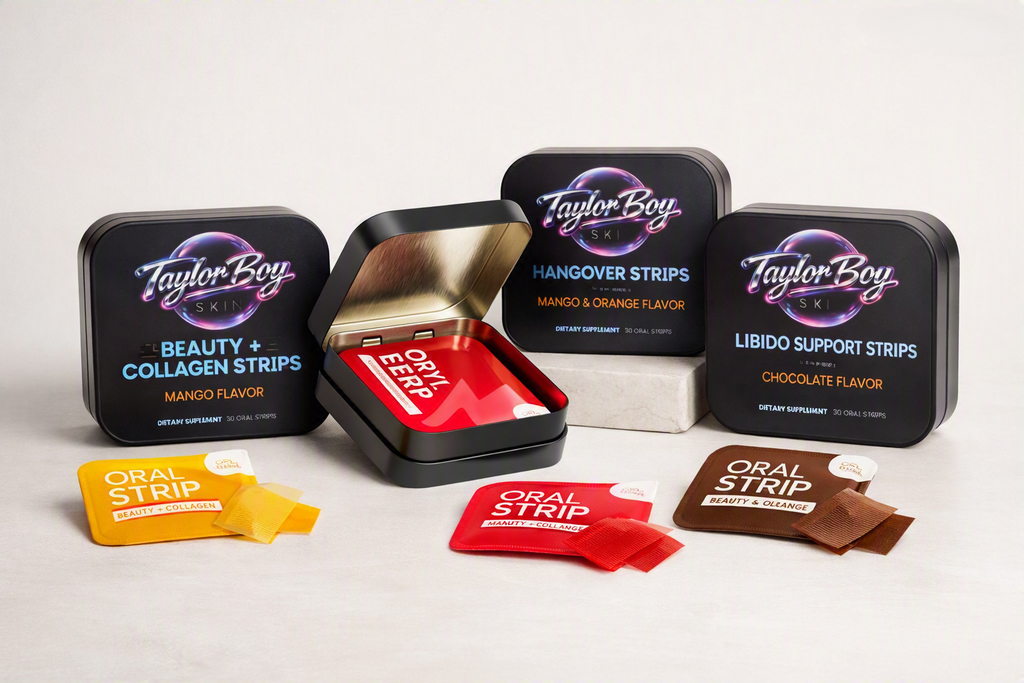 🍑✨Taylor Boy™ Beauty + Collagen Strips — Mango • Skin, Hair & Nail Support • Daily Glow Boost