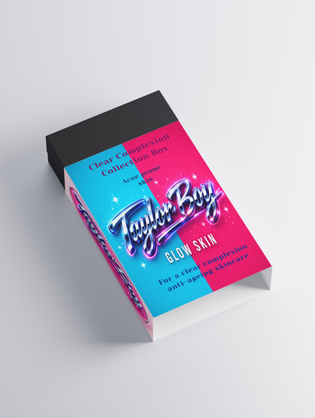 Taylor Boy Clear Complexion Collection Box - a thoughtfully designed trio that targets blemish-prone skin and provides anti-ageing benefits while promoting hydration and balance.