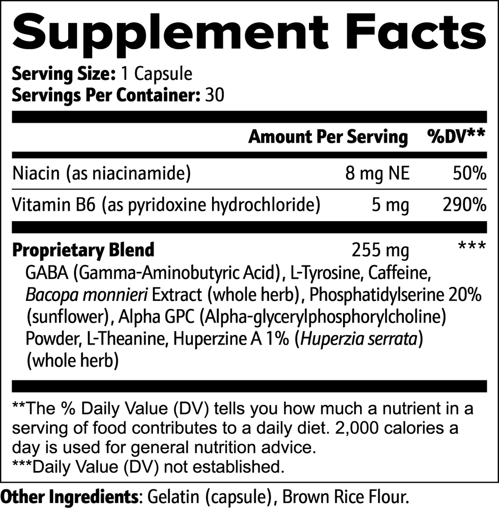 Cognitive Support - Brain health in a capsule - All Organic