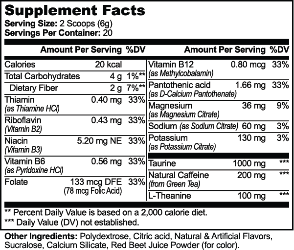Energy Powder (Guava Berry) -Boost Your Energy