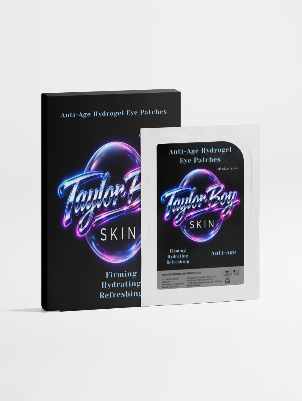 Taylor Boy Anti-Age Hydrogel Eye Patches - delivers deep hydration, helping to plump the appearance of fine lines caused by dryness.