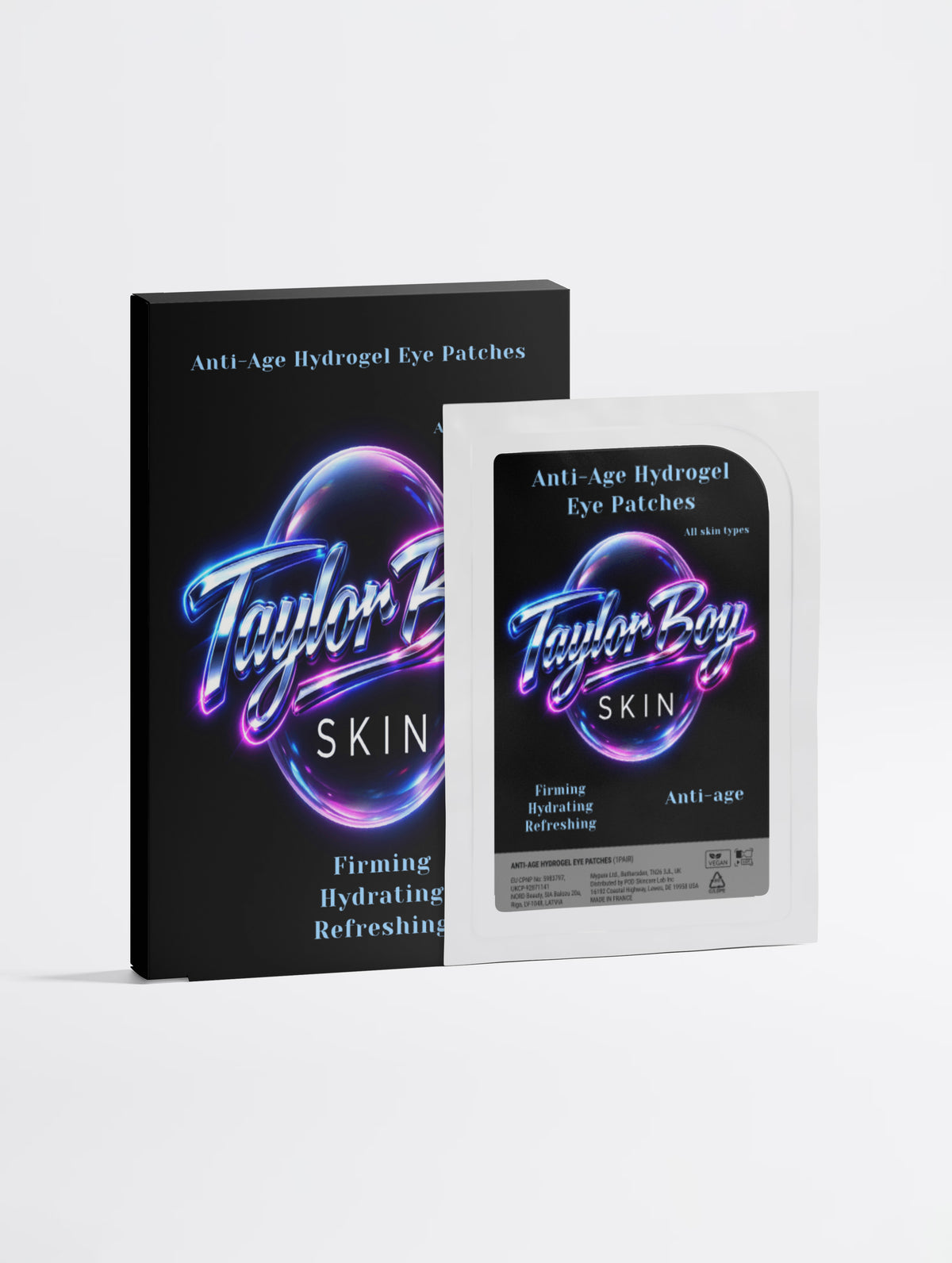 Taylor Boy Anti-Age Hydrogel Eye Patches - delivers deep hydration, helping to plump the appearance of fine lines caused by dryness.